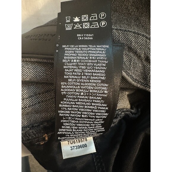 7 FOR ALL MANKIND Boy Bootcut Jeans with Frayed Hem Women's SIZE 30 NWT - Picture 6 of 12